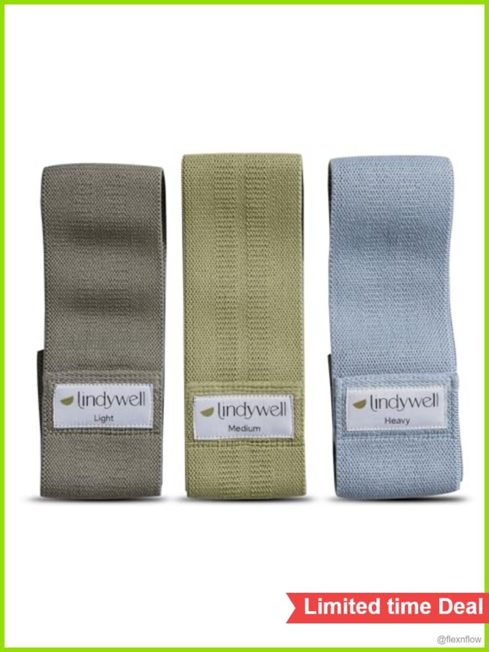 Ultimate Fabric Resistance Bands Set, 3 Levels Non-Slip for Glutes